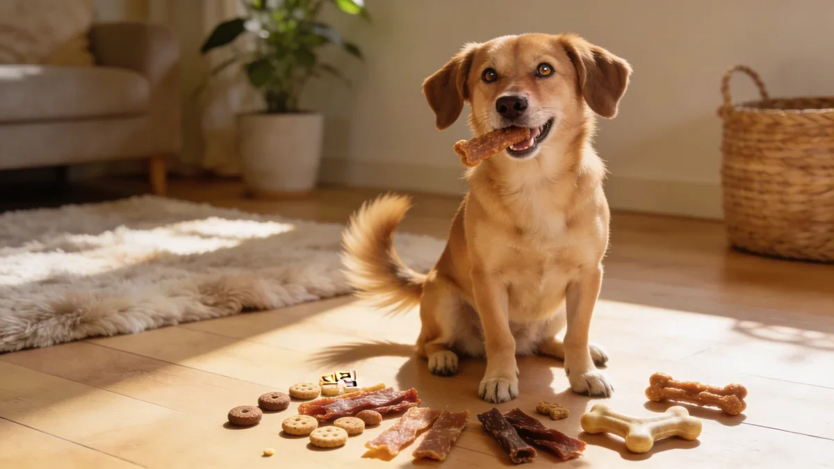 the complete guide to korean dog treats ingredients benefits what to know shown in a realistic lifestyle context with a dog